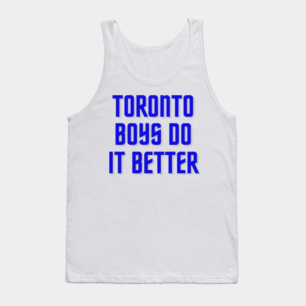 Toronto Boys Tank Top by stickersbyjori